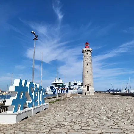 Le Nid Setois - Vue Mont St Clair, Dernier Etage Avec Ascenseur, Face A La Gare