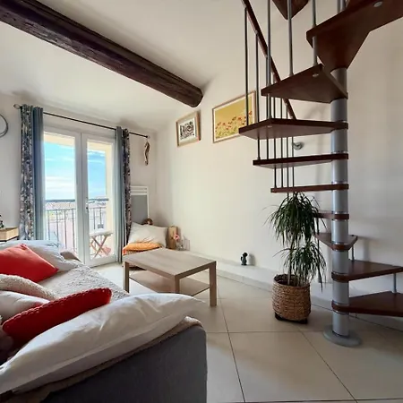 Le Nid Setois - Vue Mont St Clair, Dernier Etage Avec Ascenseur, Face A La Gare